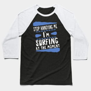 Surfing Surfing Coast Monster Wave Sea Baseball T-Shirt